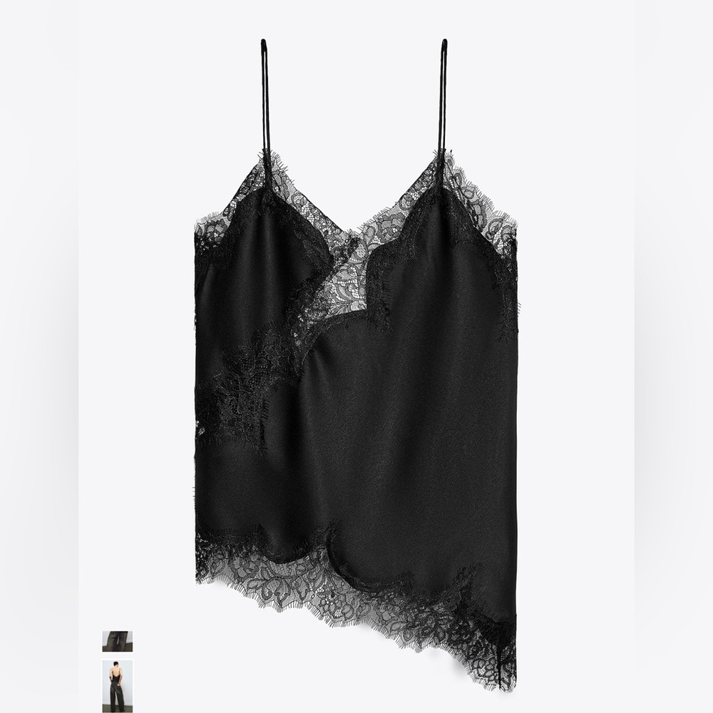 Zara Black Lace Top